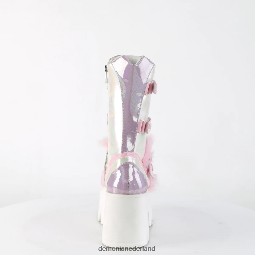 as-120 holografisch patent met babyroze lavendel 64NX0X575 Demonia