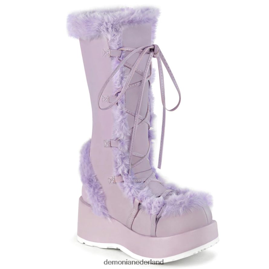 hokje-311 lavendel veganistisch leer 64NX0X619 Demonia