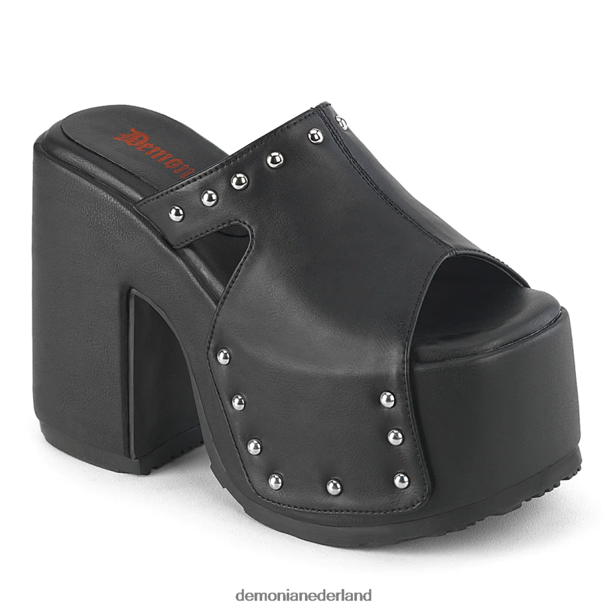 kameel-109 zwart veganistisch leer 64NX0X588 Demonia