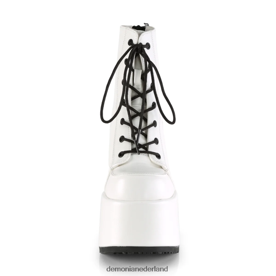 kameel-203 wit veganistisch leer 64NX0X595 Demonia