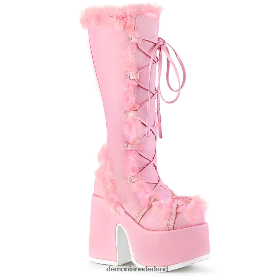 kameel-311 pastelroze veganistisch leer 64NX0X610 Demonia