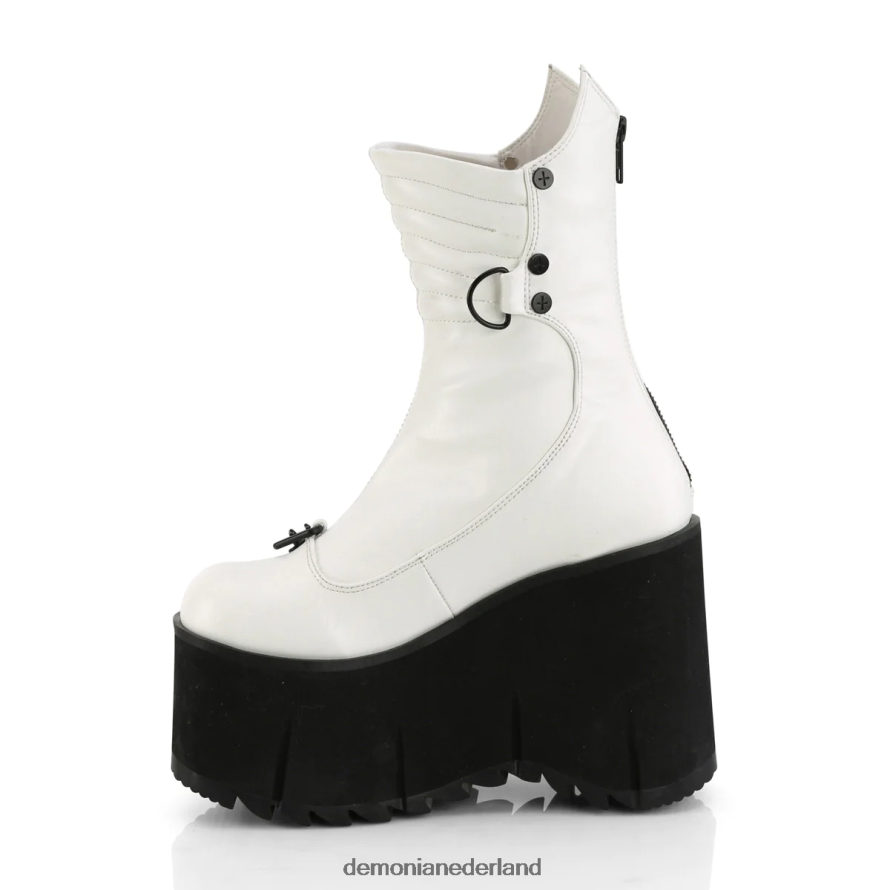 kera-130 wit veganistisch leer 64NX0X665 Demonia