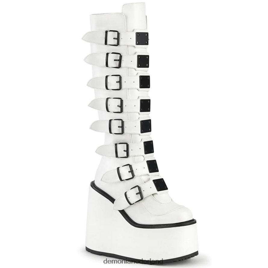 schommel-815 wit veganistisch leer 64NX0X771 Demonia