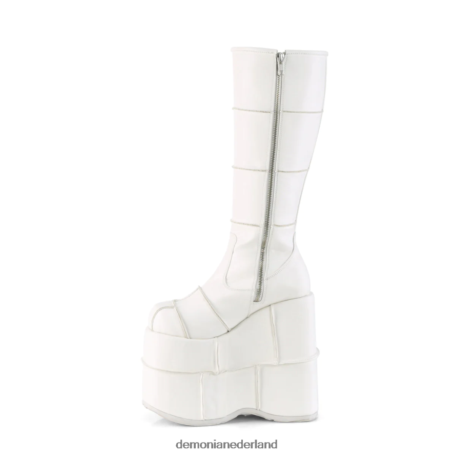 stapel-301 wit veganistisch leer 64NX0X741 Demonia