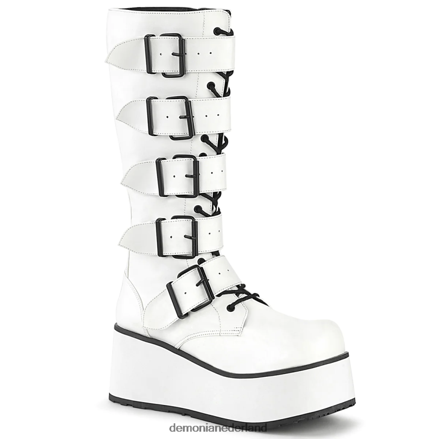 trashville-518 wit veganistisch leer 64NX0X793 Demonia