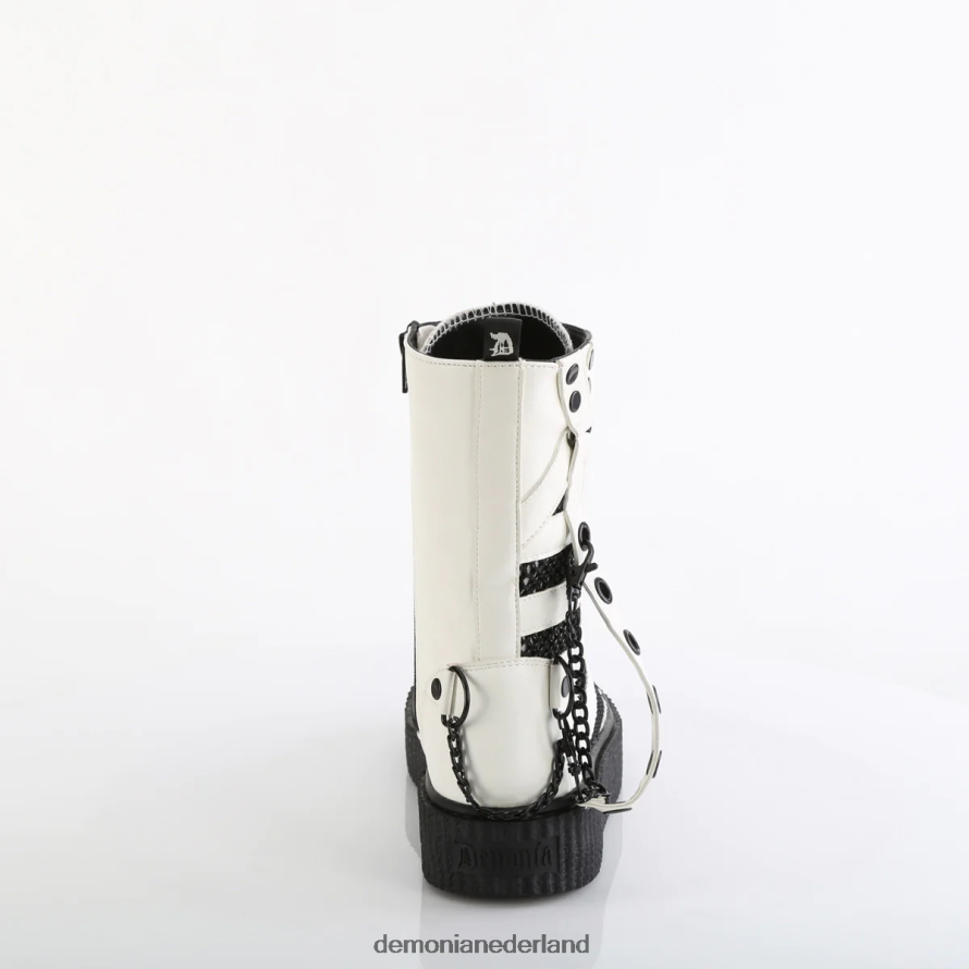 sneeker-325 wit veganistisch leer-visnet 64NX0X871 Demonia