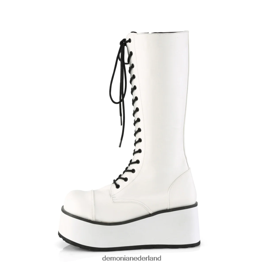 trashville-502 wit veganistisch leer 64NX0X892 Demonia