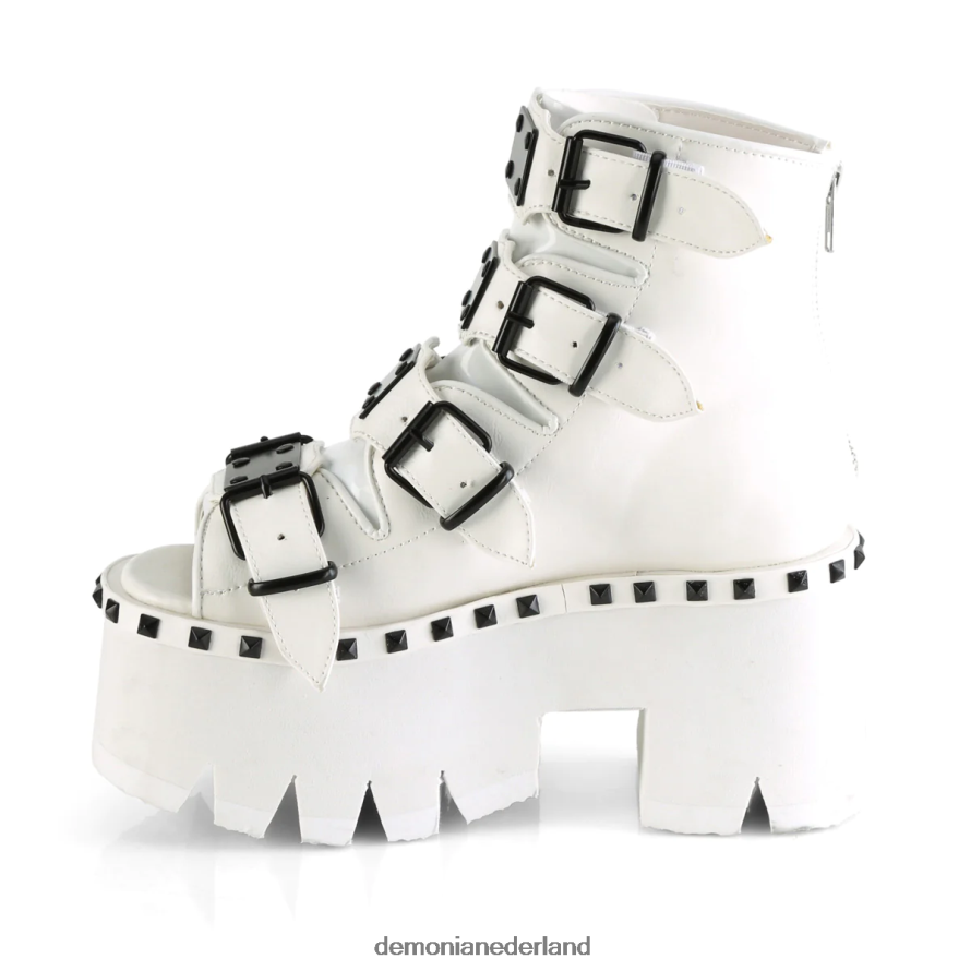 as-70 wit veganistisch leer 64NX0X10 Demonia