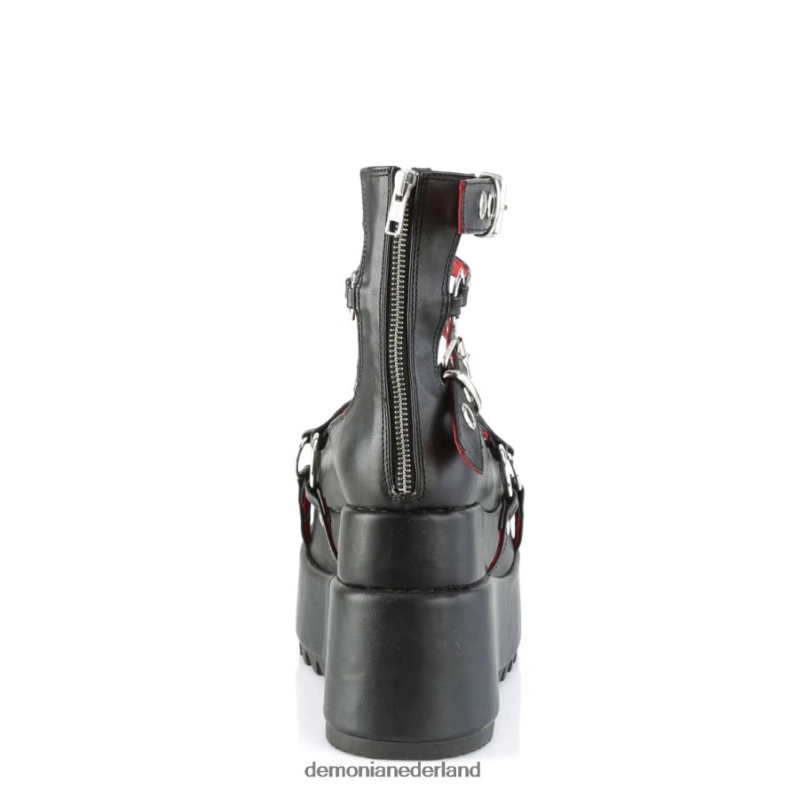 beer-28 zwart veganistisch leer 64NX0X22 Demonia