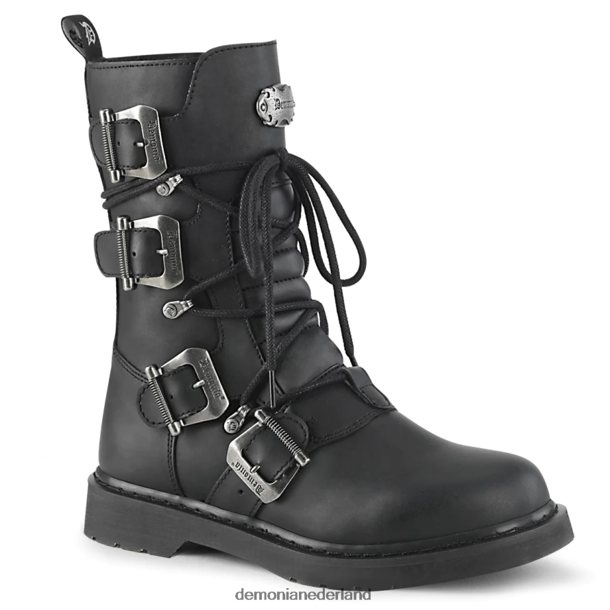 bout-265 zwart veganistisch leer 64NX0X26 Demonia