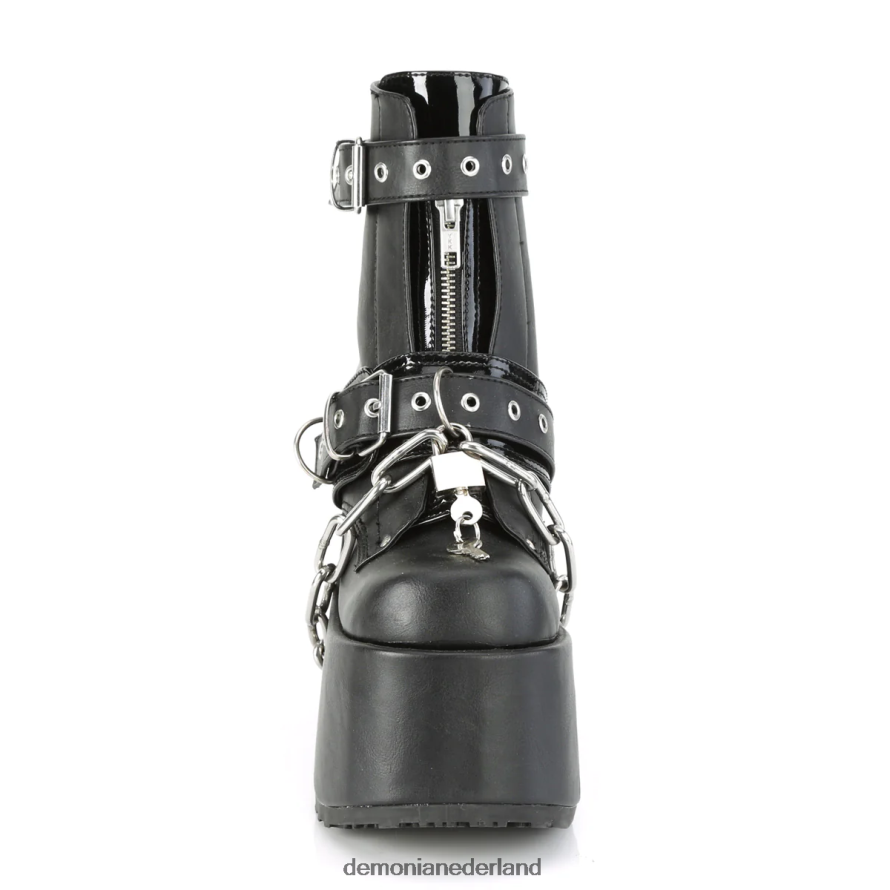 kameel-205 zwart veganistisch leer 64NX0X50 Demonia