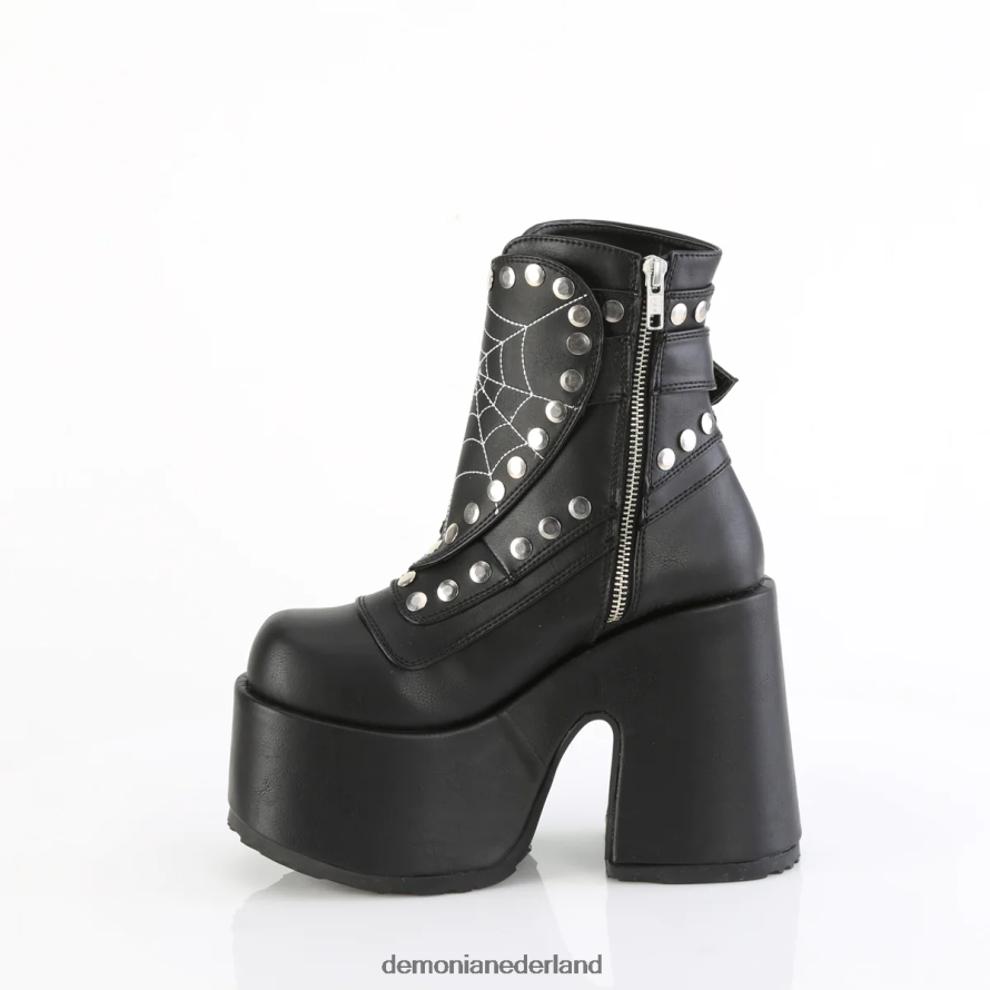 kameel-70 zwart veganistisch leer 64NX0X55 Demonia