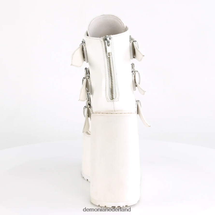 schommel-105 wit veganistisch leer 64NX0X183 Demonia