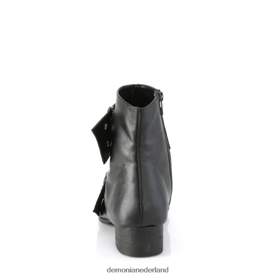 tovenaar-55 zwart veganistisch leer 64NX0X207 Demonia