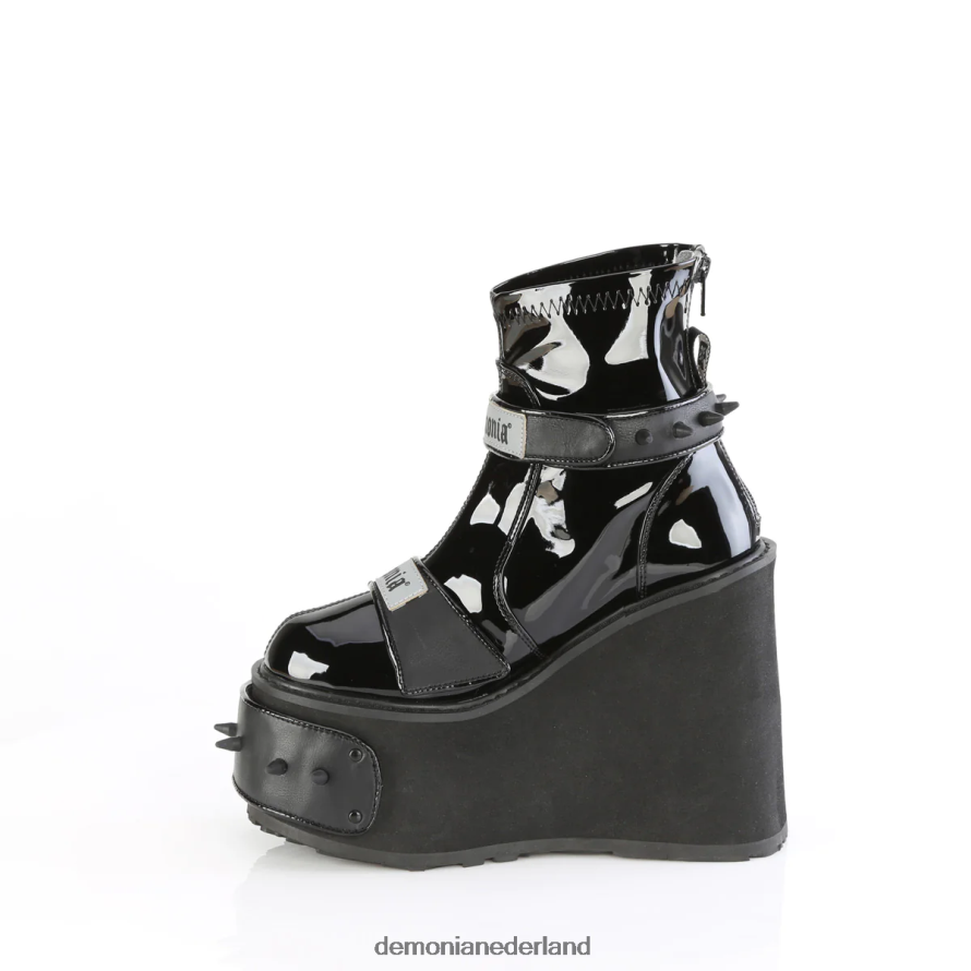 transformator-808 zwart veganistisch leer 64NX0X192 Demonia