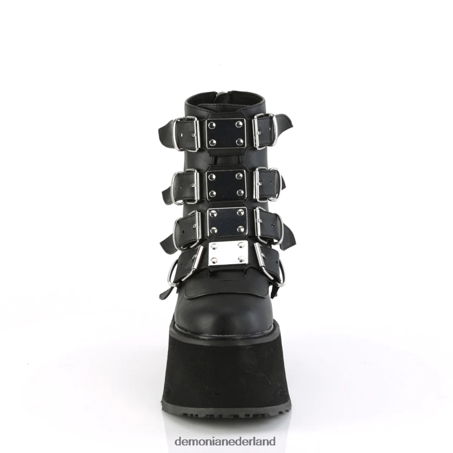 verdomd-105 zwart veganistisch leer 64NX0X64 Demonia