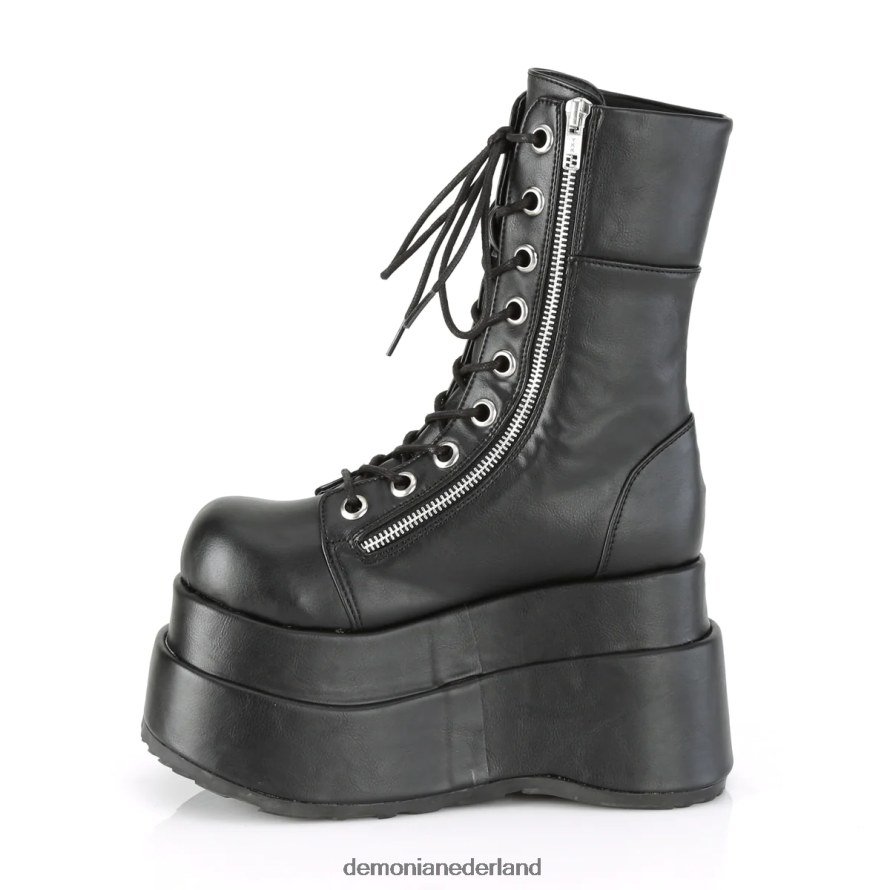 beer-265 zwart veganistisch leer 64NX0X219 Demonia