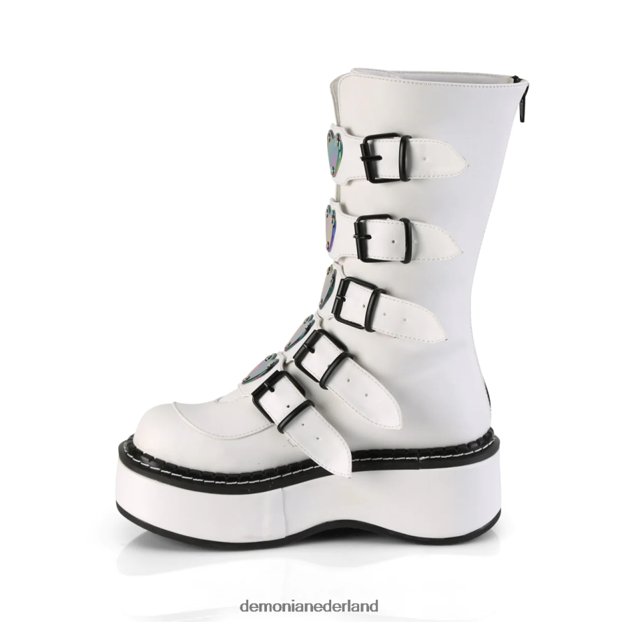 emily-330 wit veganistisch leer 64NX0X271 Demonia