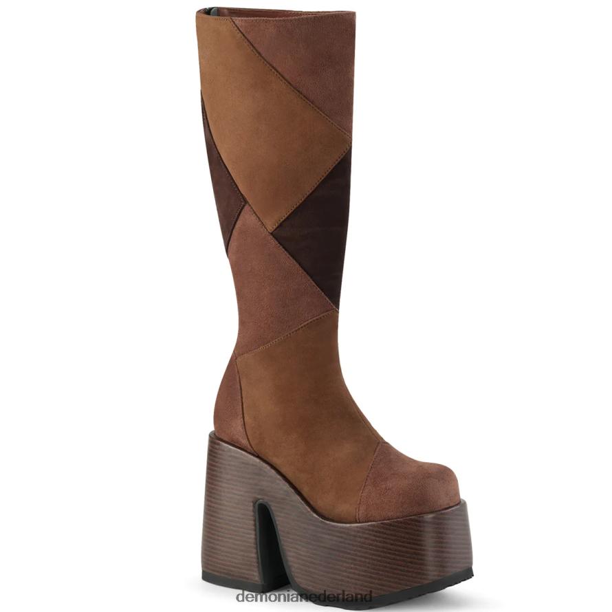 kameel-280 bruin multi veganistisch suède 64NX0X234 Demonia