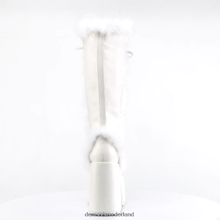 kameel-311 wit veganistisch leer 64NX0X239 Demonia