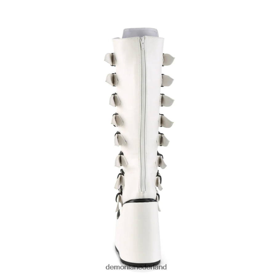 schommel-815 wit veganistisch leer 64NX0X335 Demonia