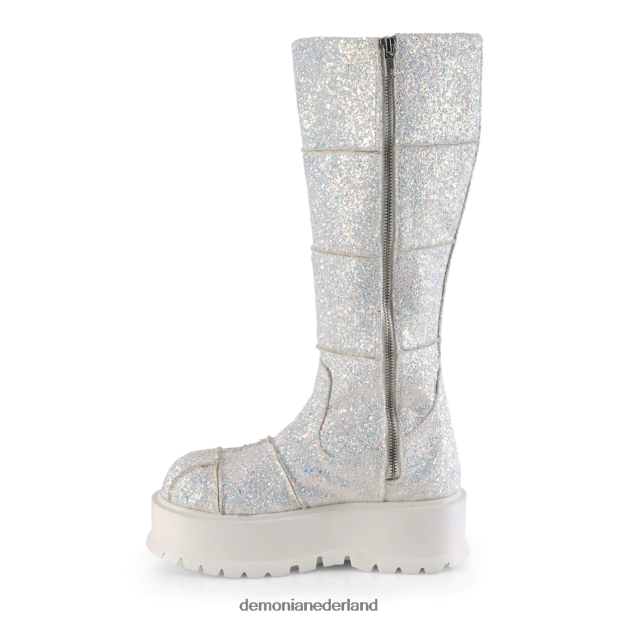 slacker-230 witte multi-glitter 64NX0X311 Demonia