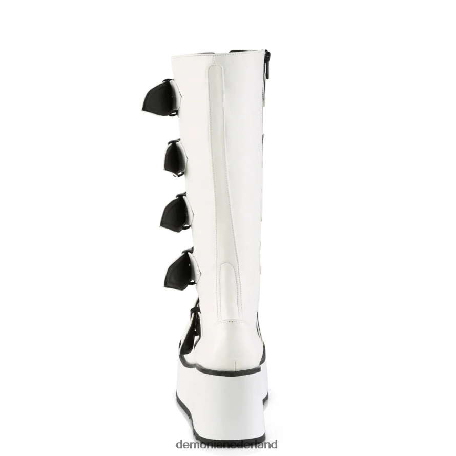 trashville-518 wit veganistisch leer 64NX0X356 Demonia