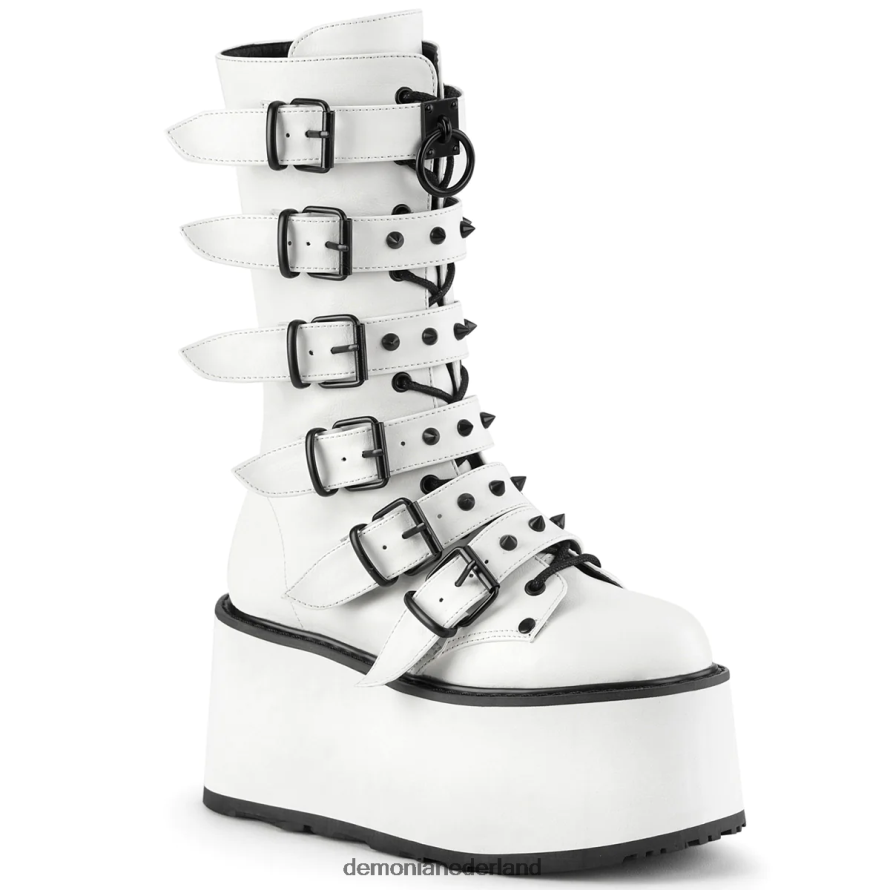 verdomd-225 wit veganistisch leer 64NX0X256 Demonia