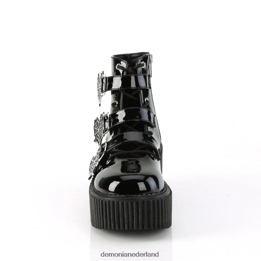 klimplant-260 zwart patent 64NX0X380 Demonia