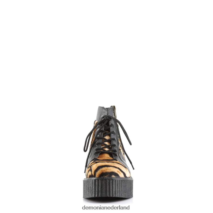 v-kruiper-571 zwart veganistisch leer 64NX0X393 Demonia