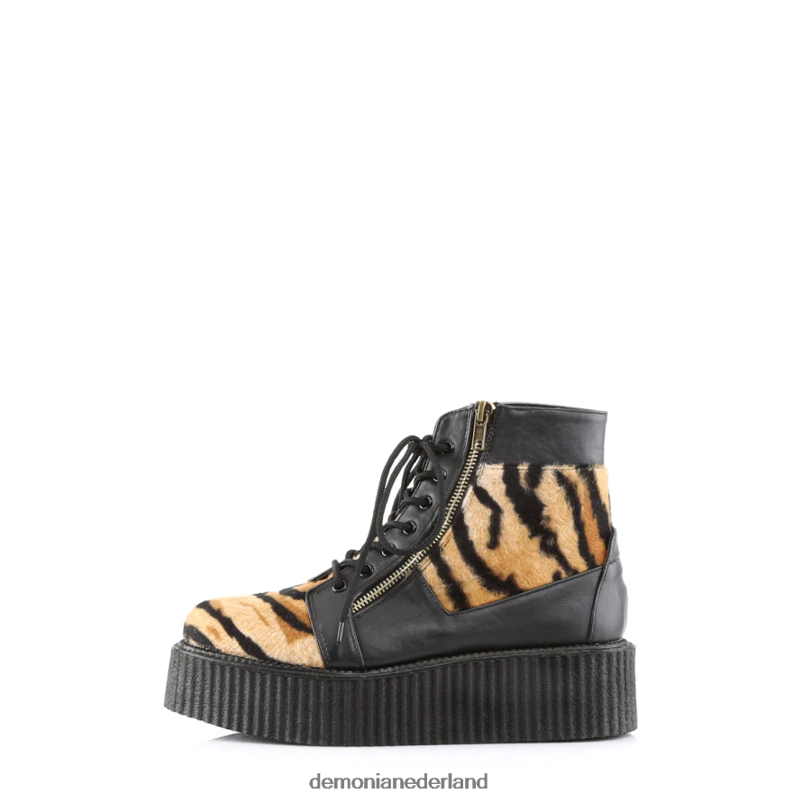 v-kruiper-571 zwart veganistisch leer 64NX0X393 Demonia