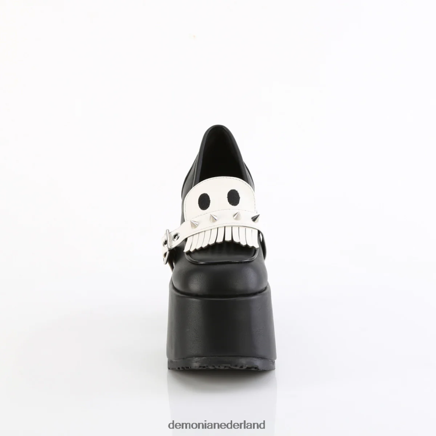 kameel-58 zwart veganistisch leer 64NX0X402 Demonia