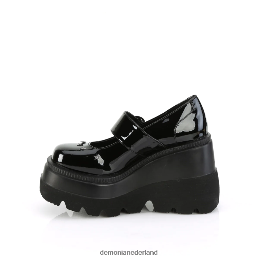 schudder-23 zwart patent 64NX0X444 Demonia