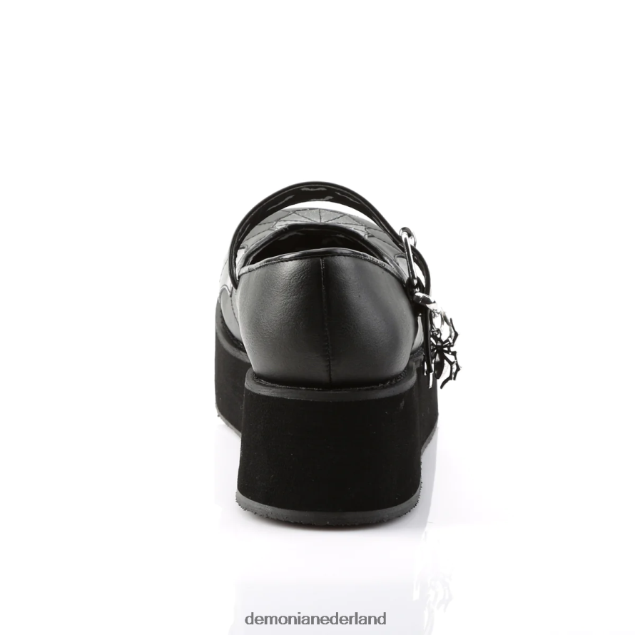 sprite-05 zwart vegan leer-zwart lak 64NX0X468 Demonia