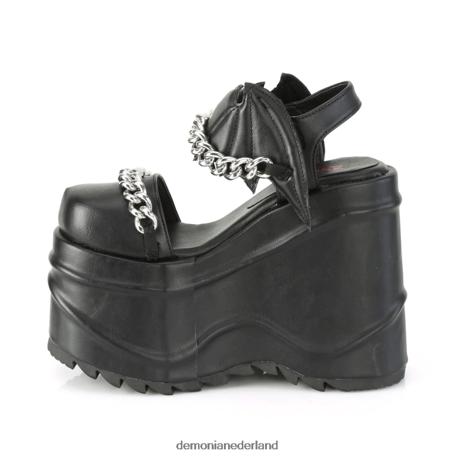 golf-20 zwart veganistisch leer 64NX0X511 Demonia