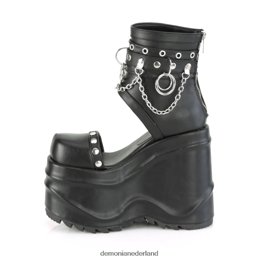 golf-22 zwart veganistisch leer 64NX0X534 Demonia