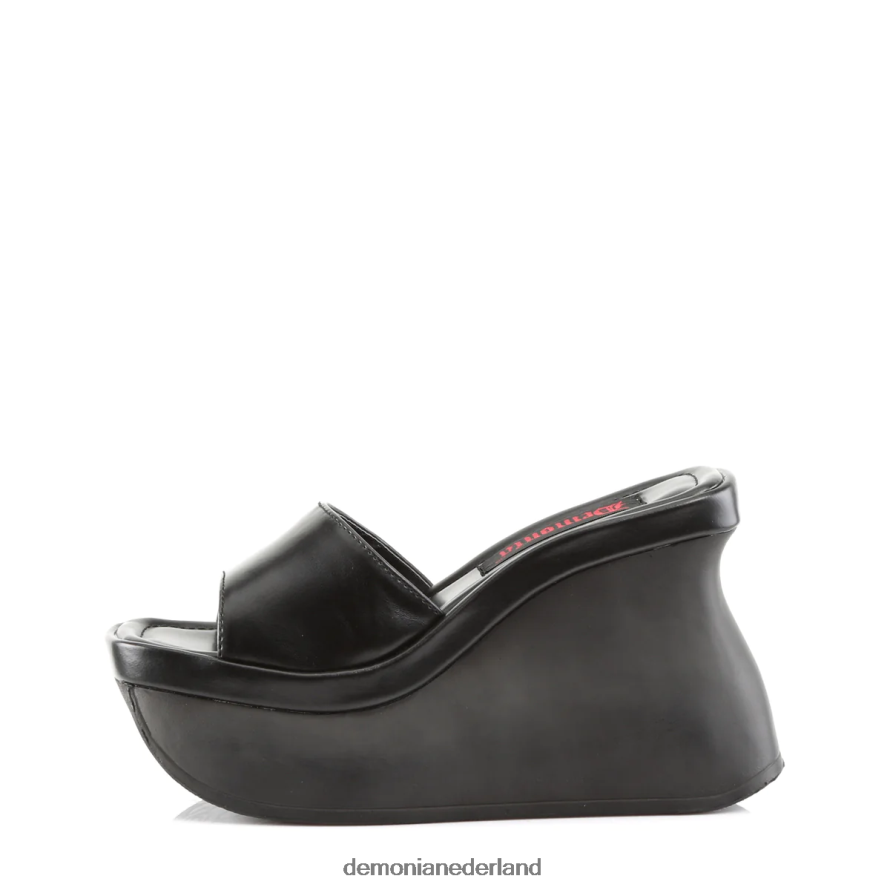 tempo-01 zwart veganistisch leer 64NX0X492 Demonia