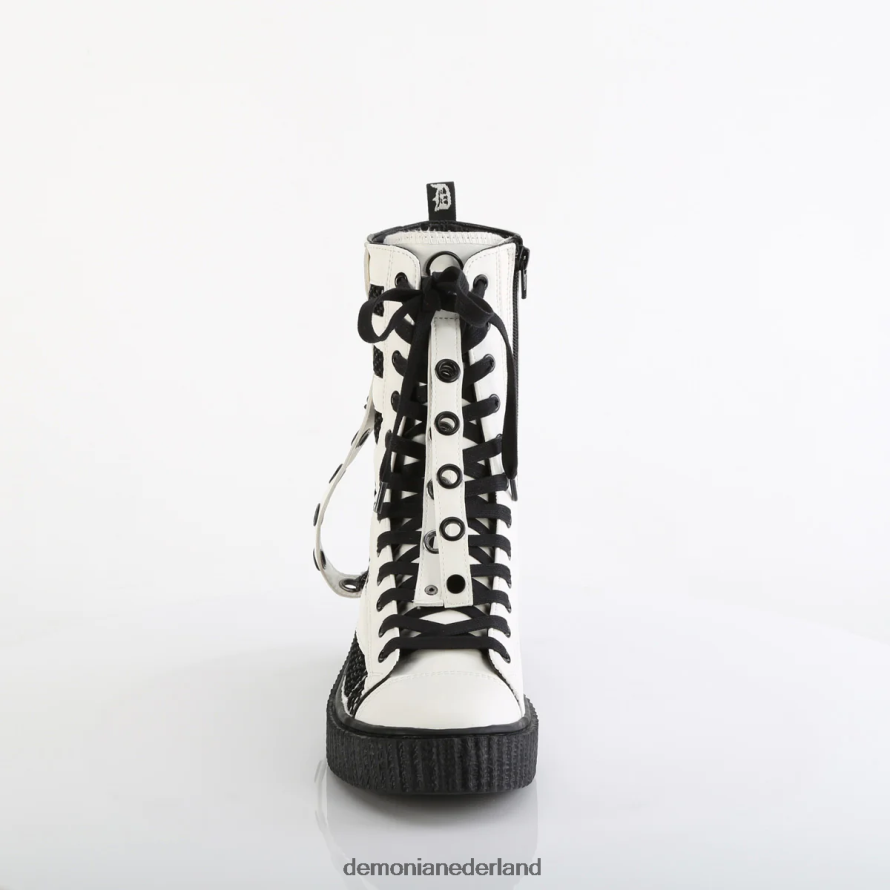 sneeker-325 wit veganistisch leer-visnet 64NX0X549 Demonia