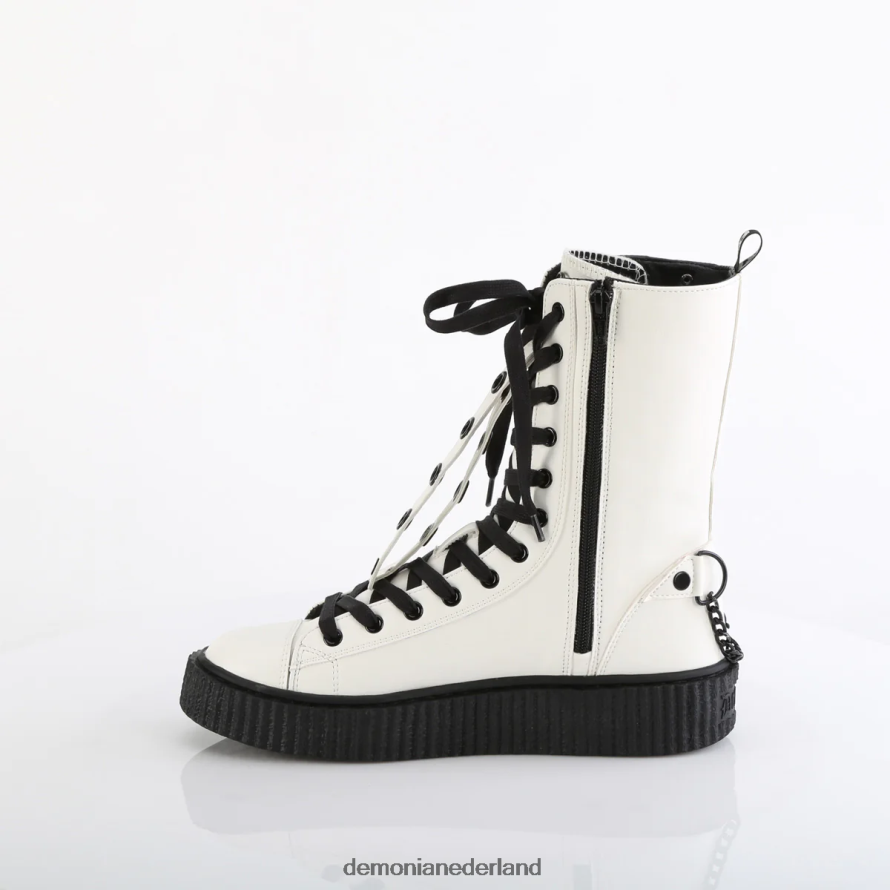 sneeker-325 wit veganistisch leer-visnet 64NX0X549 Demonia