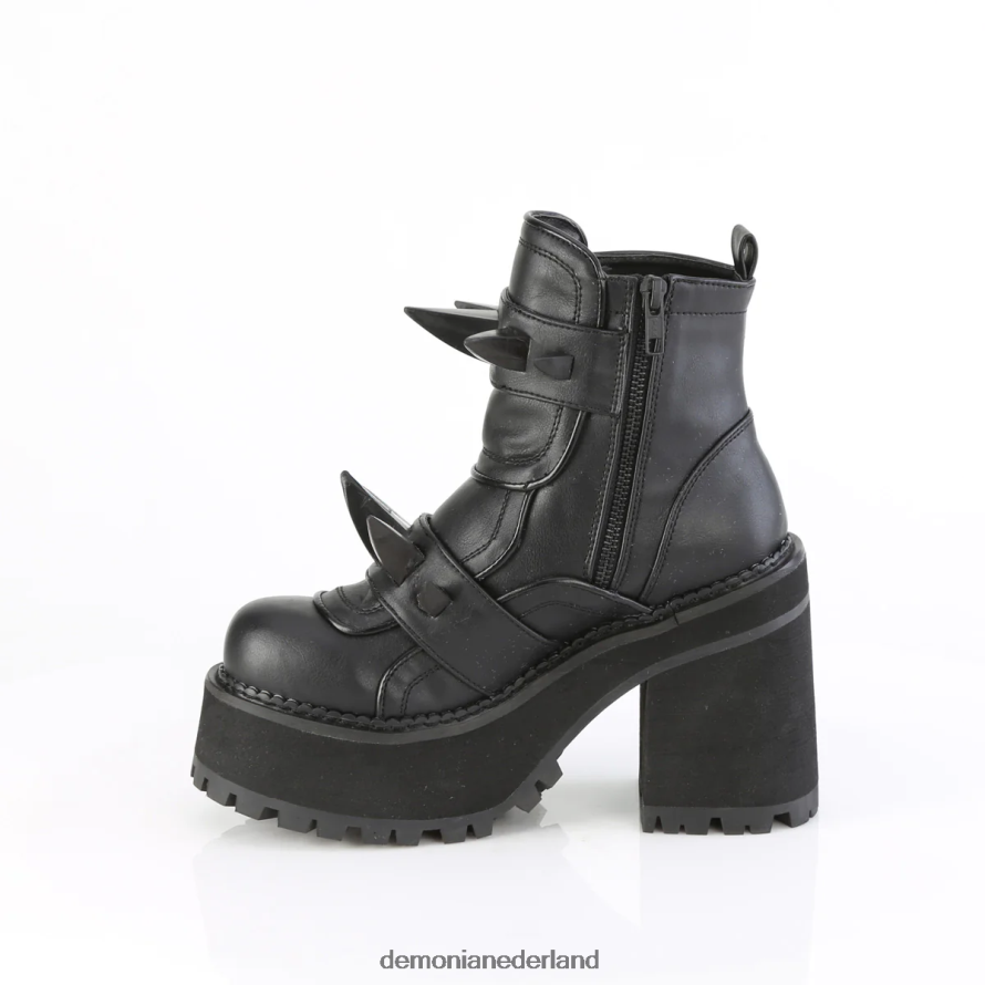 aanval-72 zwart veganistisch leer 64NX0X935 Demonia