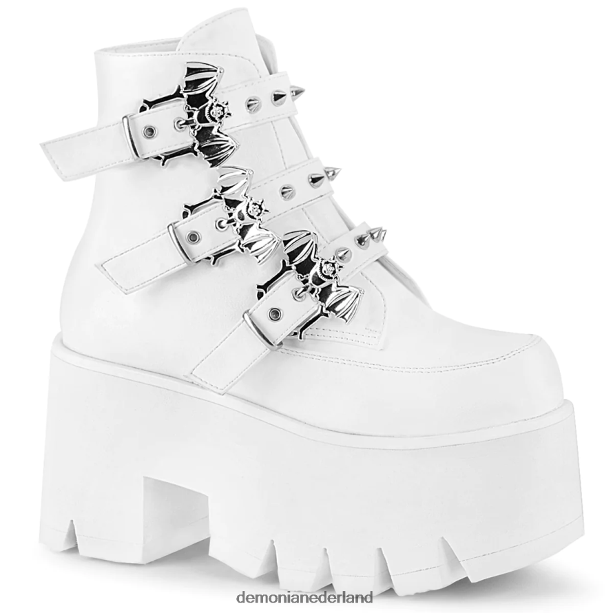 as-55 wit veganistisch leer 64NX0X922 Demonia