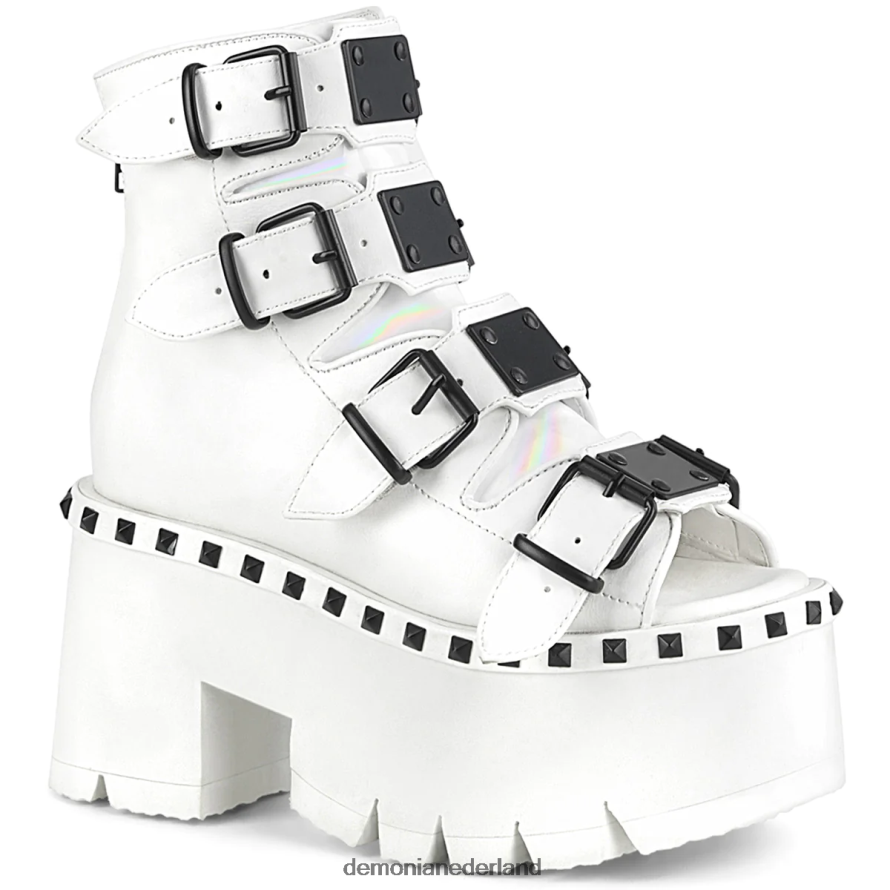 as-70 wit veganistisch leer 64NX0X926 Demonia