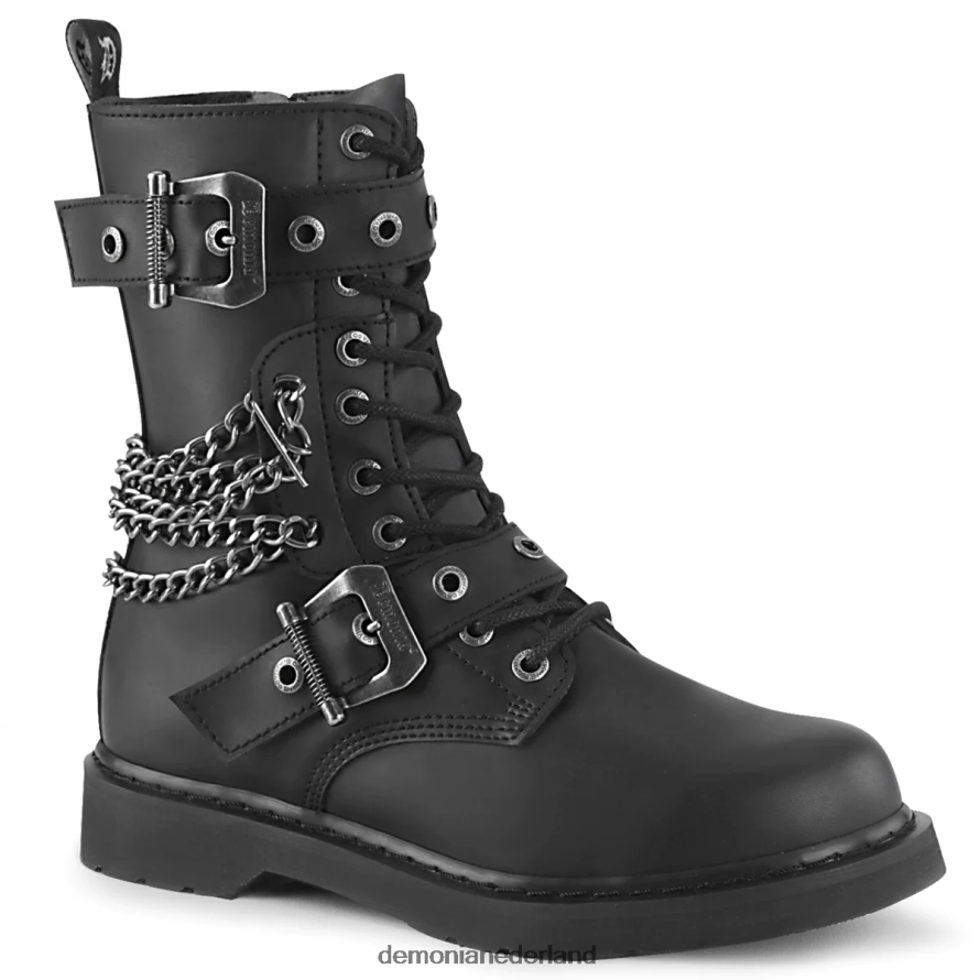 bout-250 zwart veganistisch leer 64NX0X949 Demonia