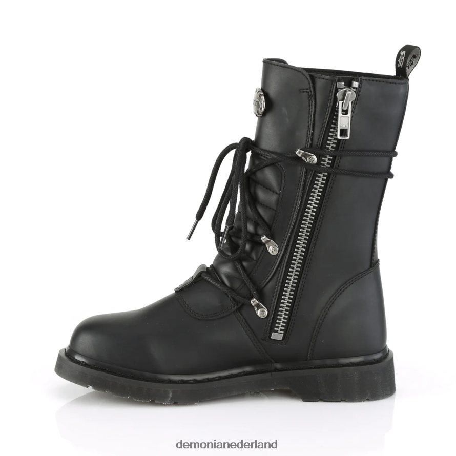 bout-265 zwart veganistisch leer 64NX0X950 Demonia