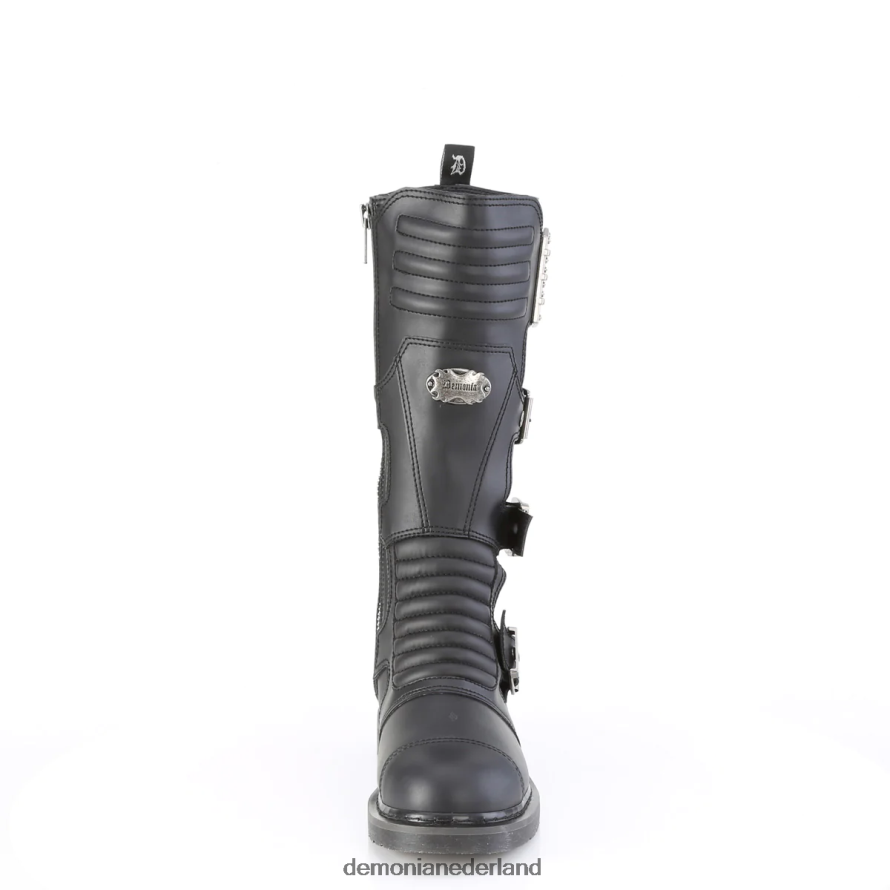 bout-405 zwart veganistisch leer 64NX0X955 Demonia