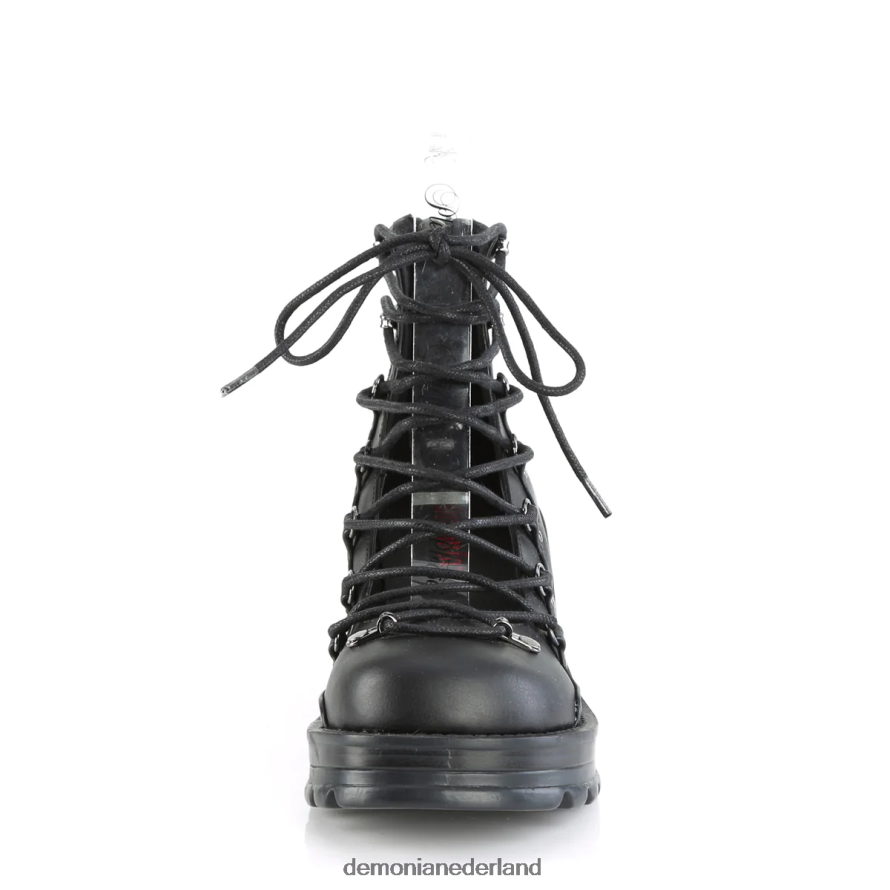 brutaal-32 zwart veganistisch leer 64NX0X972 Demonia