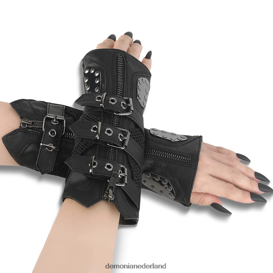 demonia polswarmer (paar) zwart 64NX0X1097 Demonia