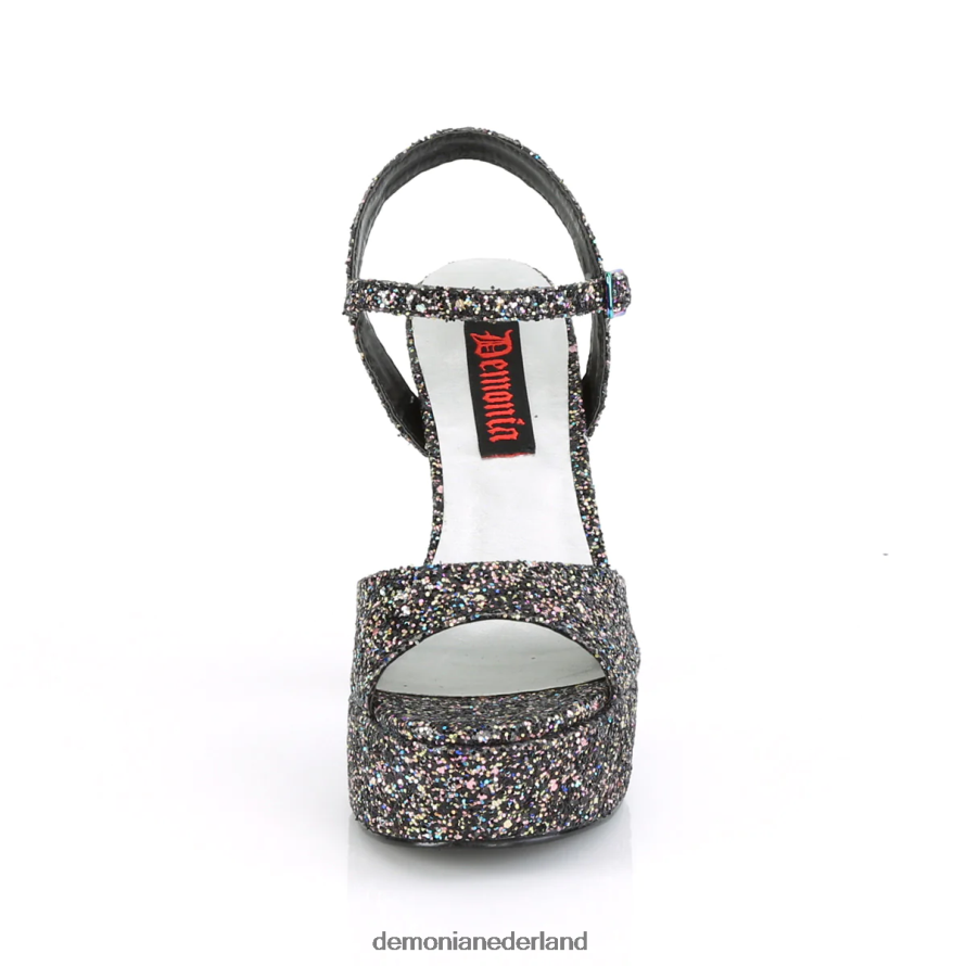 dolly-09 zwarte multi-glitter 64NX0X1102 Demonia