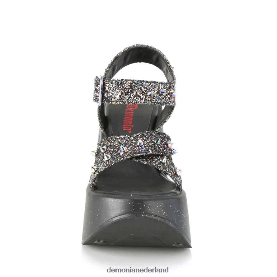 dynamiet-02 zwarte multi-glitter 64NX0X1109 Demonia