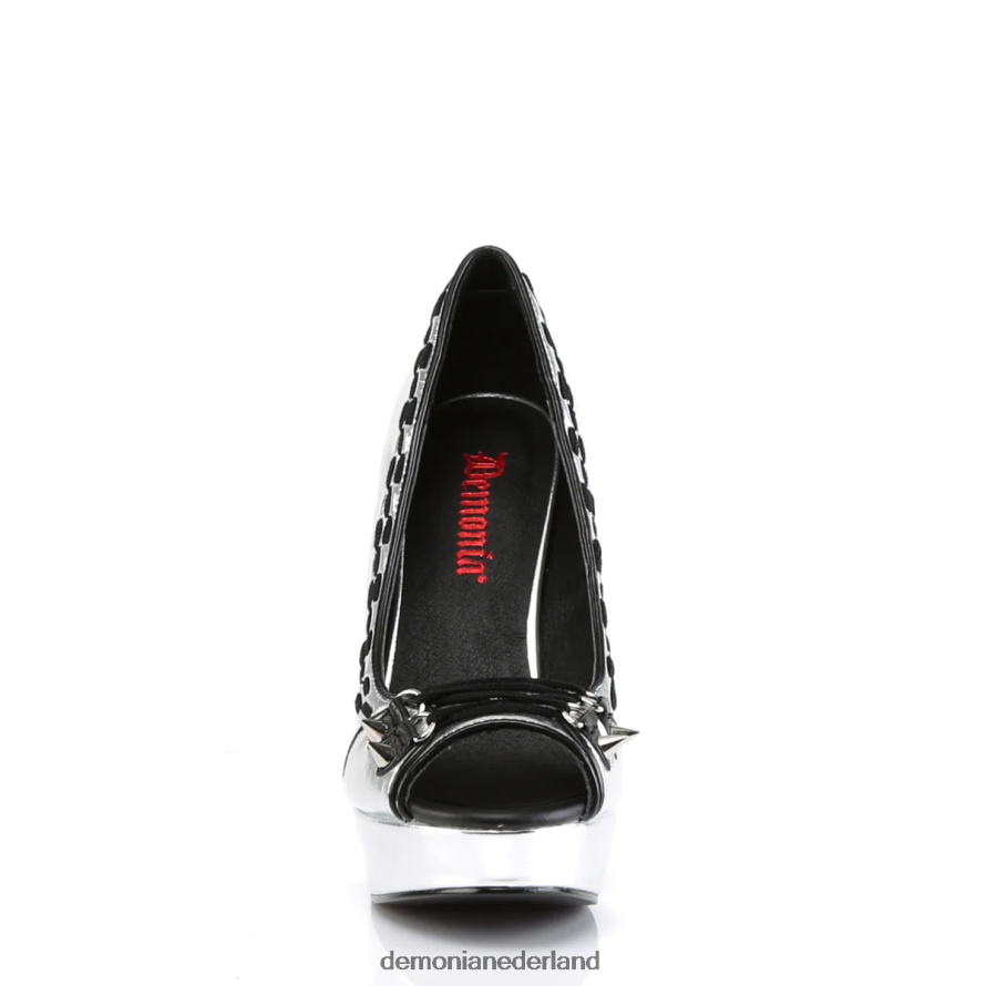 elf-18 zilver veganistisch leer 64NX0X1228 Demonia